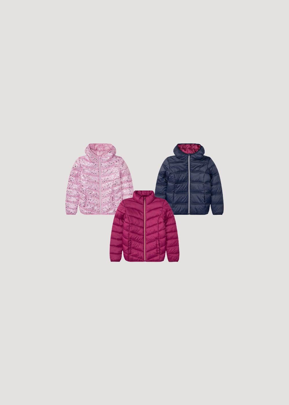 Kinder Mädchen Jacke, ultraleicht und warm
