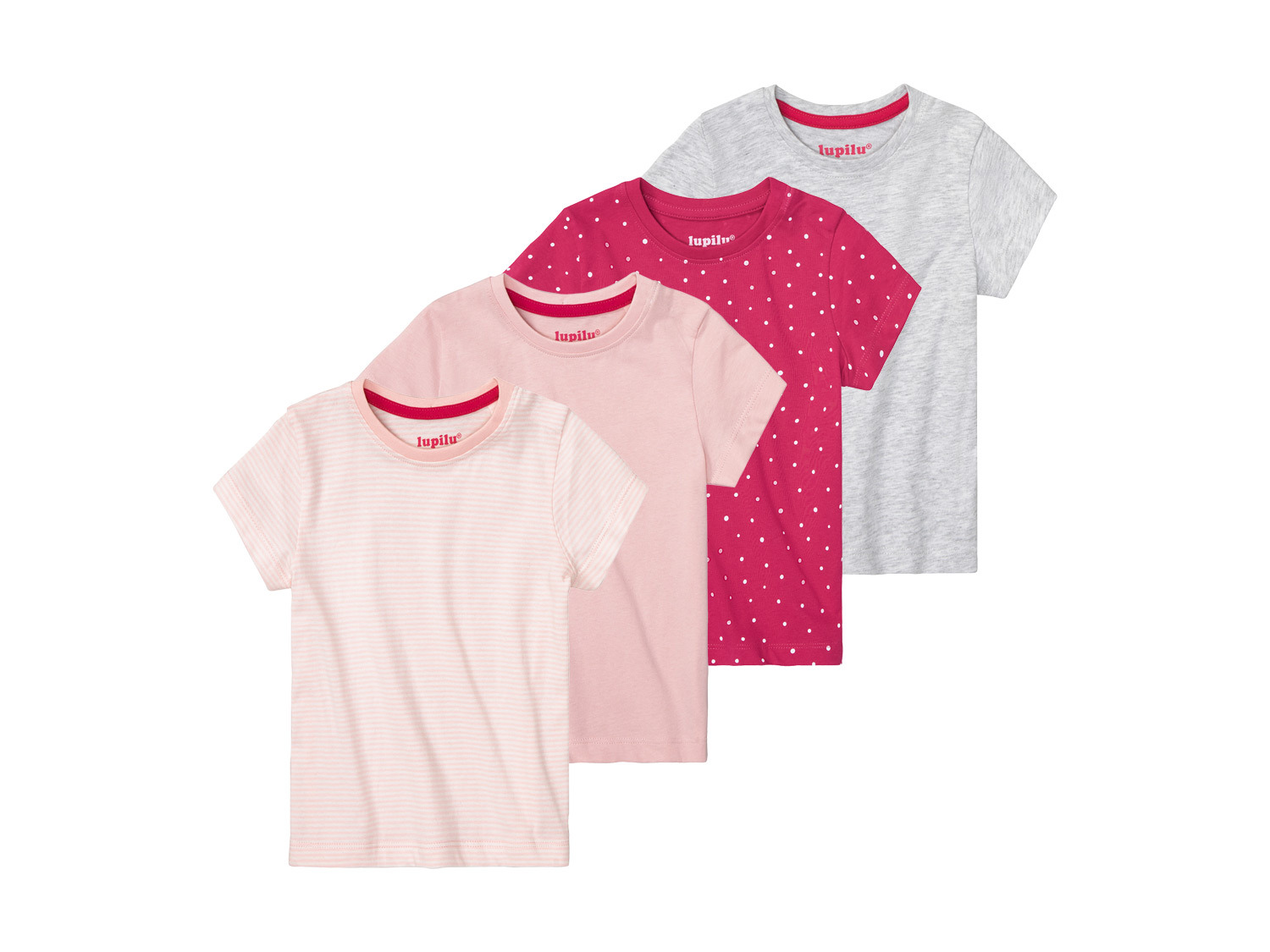 Mädchen T-Shirts aus weicher Single-Jersey-Qualität
