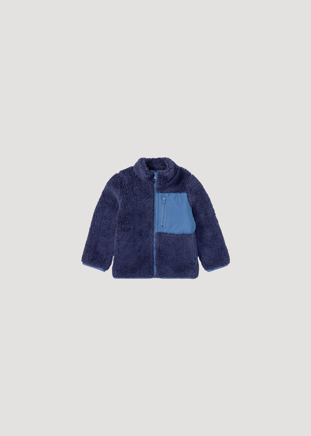 Jungen Fleecejacke mit Stehkragen